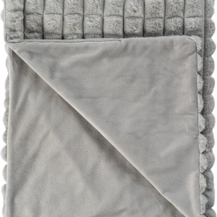 LALEE Harmony Vacht Deken Hoogpolig Soft Touch Zilver - 150x200 CM