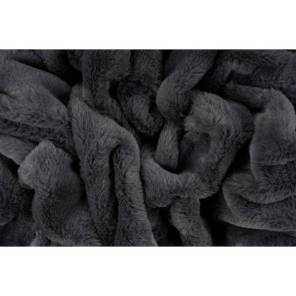 LALEE Heaven Vacht Deken Hoogpolig Soft Touch Graphite  - 150x200 CM