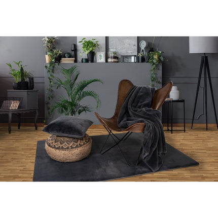 LALEE Heaven Vacht Deken Hoogpolig Soft Touch Graphite  - 150x200 CM