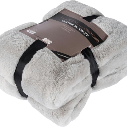LALEE Heaven Vacht Deken Hoogpolig Soft Touch Zilver - 150x200 CM