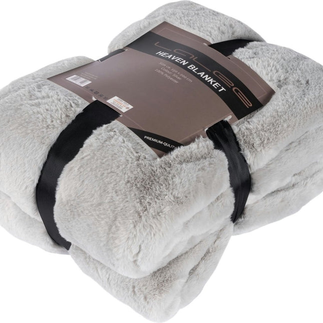 LALEE Heaven Vacht Deken Hoogpolig Soft Touch Zilver - 150x200 CM