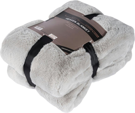 LALEE Heaven Vacht Deken Hoogpolig Soft Touch Zilver - 150x200 CM