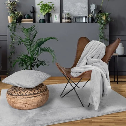 LALEE Heaven Vacht Deken Hoogpolig Soft Touch Zilver - 150x200 CM