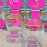 LAV LAV NECTAR 6 DELIG GLAZEN GOUD 55 Cl