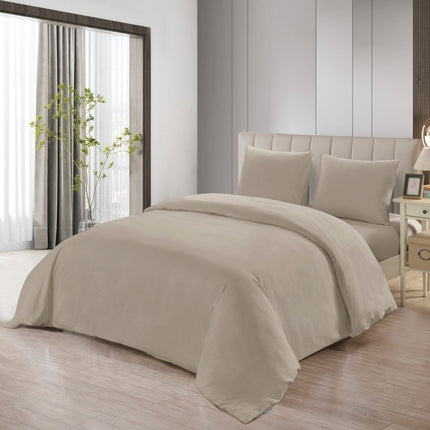 Lavella SADE DEKBEDOVERTREK SET | BEIGE 240X220 CM 4-DELIG