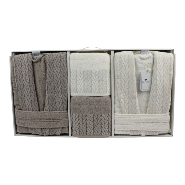 Lavella SENA WELLNESS SET | BEIGE-CREAM 6-DELIG