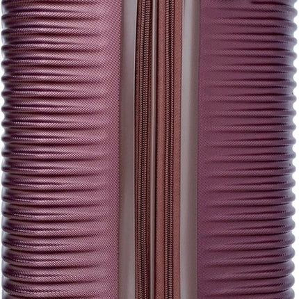 Liman Home Decor - Liman Online 3-delig Kofferset -  Bordeaux Handbagage - Verrijdbaar op 4 Wielen - Stevig ABS - TSA Slot -Lichtgewicht, Trolley