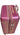 Liman Home Decor - Liman Online 3-delig Kofferset -  Bordeaux Handbagage - Verrijdbaar op 4 Wielen - Stevig ABS - TSA Slot -Lichtgewicht, Trolley