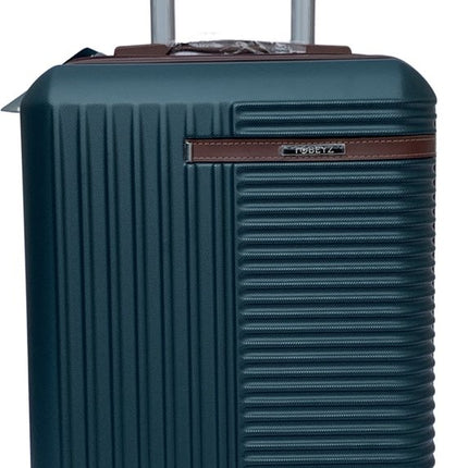 Liman Home Decor - Liman Online 3-delig Kofferset -  Groen Handbagage - Verrijdbaar op 4 Wielen - Stevig ABS - TSA Slot -Lichtgewicht, Trolley