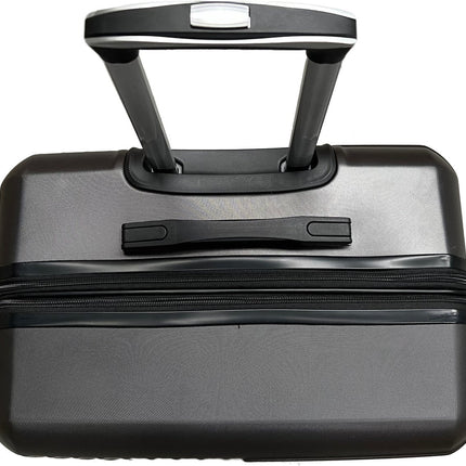 Liman Home Decor - Liman Online 3-delig Kofferset -  Zwart Handbagage - Verrijdbaar op 4 Wielen - Stevig ABS - TSA Slot -Lichtgewicht, Trolley