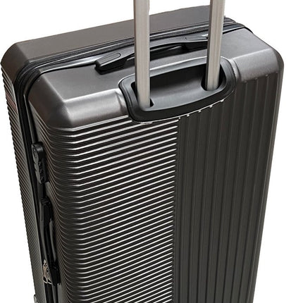 Liman Home Decor - Liman Online 3-delig Kofferset -  Zwart Handbagage - Verrijdbaar op 4 Wielen - Stevig ABS - TSA Slot -Lichtgewicht, Trolley