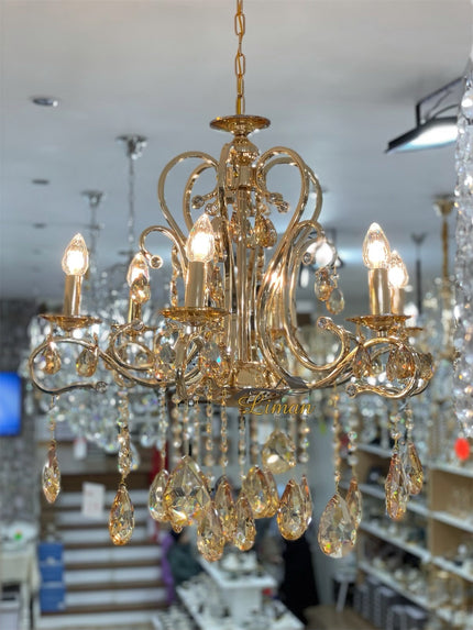 Liman Home Decor - Liman Online 6 - ARMIG GOUD KROONLUCHTER 13055-6