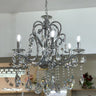 Liman Home Decor - Liman Online 6 - ARMIG ZILVER KROONLUCHTER 13055-6