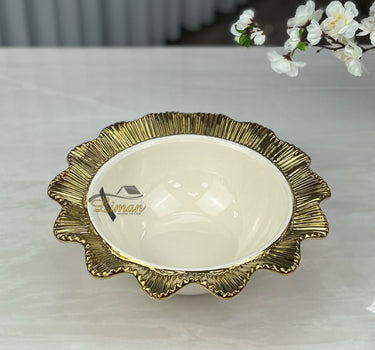 Liman Home Decor - Liman Online ARABIA SALADEKOM ROND GOUD