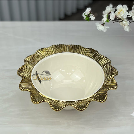 Liman Home Decor - Liman Online ARABIA SALADEKOM ROND GOUD