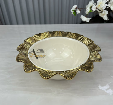 Liman Home Decor - Liman Online ARABIA SALADEKOM ROND GOUD