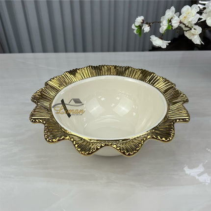 Liman Home Decor - Liman Online ARABIA SALADEKOM ROND GOUD