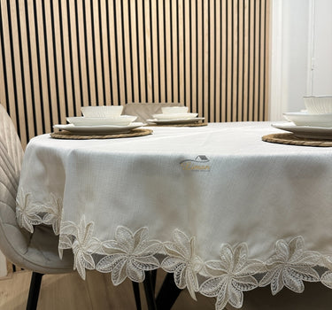 Liman Home Decor - Liman Online Artemis Tafelkleed Cream 1 Delig