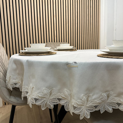 Liman Home Decor - Liman Online Artemis Tafelkleed Cream 1 Delig