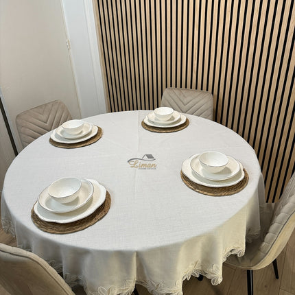 Liman Home Decor - Liman Online Artemis Tafelkleed Cream 1 Delig