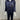 Liman Home Decor - Liman Online Batista 4 Delig Luxe Satijnen Mannen Pyjama Set Donker Blauw
