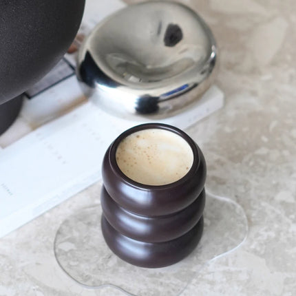 Liman Home Decor - Liman Online Bobble keramieken Mok Matt Mocha | 2 Delig