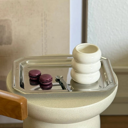 Liman Home Decor - Liman Online Bobble keramieken Mok Wit  | 2 Delig