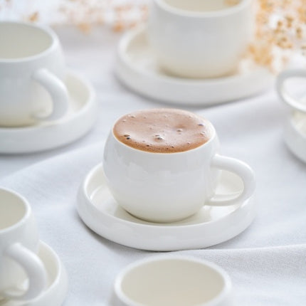 Liman Home Decor - Liman Online Bondy Espressoset 12 Delig | 6 Persoons