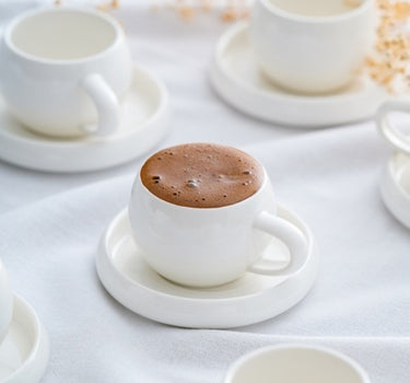 Liman Home Decor - Liman Online Bondy Espressoset 12 Delig | 6 Persoons