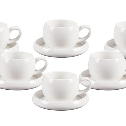 Liman Home Decor - Liman Online Bondy Espressoset 12 Delig | 6 Persoons
