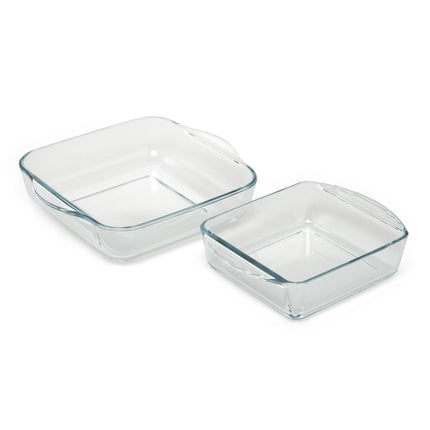 Liman Home Decor - Liman Online Borcam 2-Dlg Vierkant Ovenschaal