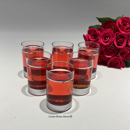 Liman Home Decor - Liman Online Borrelglazen Zilver 6 Delig