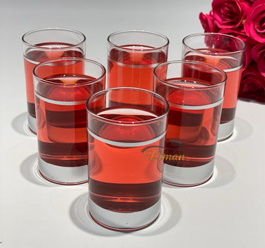 Liman Home Decor - Liman Online Borrelglazen Zilver 6 Delig