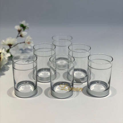 Liman Home Decor - Liman Online Borrelglazen Zilver 6 Delig