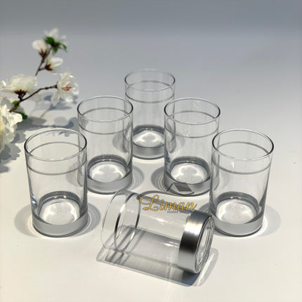 Liman Home Decor - Liman Online Borrelglazen Zilver 6 Delig