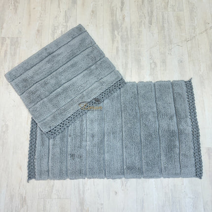Liman Home Decor - Liman Online Breeze Badmatset Grijs