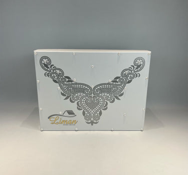 Liman Home Decor - Liman Online Bruid Doos Grijs 3 delig