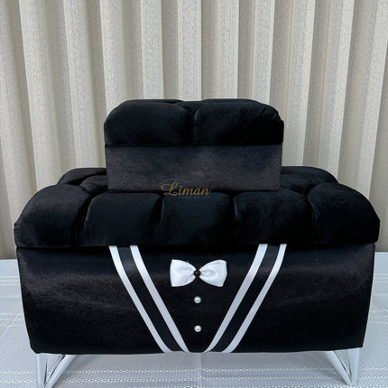 Liman Home Decor - Liman Online Bruidegomkisten Zwart 2 Delig