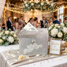 Liman Home Decor - Liman Online Bruiloft Enveloppendoos / Geldkist Grijs Met Slot
