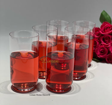 Liman Home Decor - Liman Online Cry Ara 6 Delig Drink Glazenset 400 ML