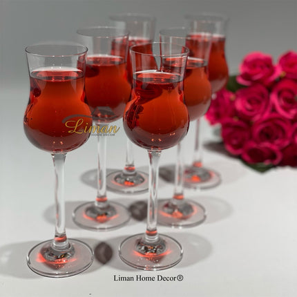 Liman Home Decor - Liman Online Cry Colibri Borrelglazen 85 Ml 6 delig