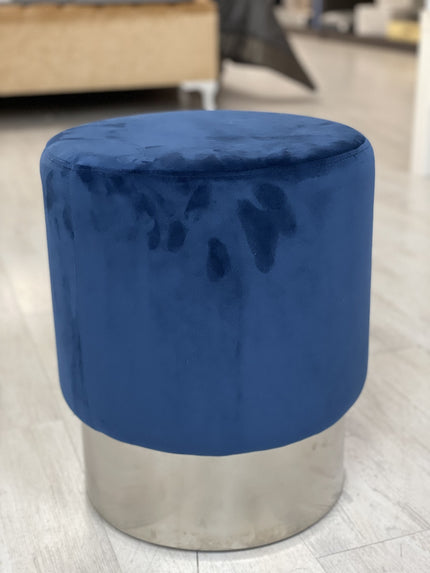 Liman Home Decor - Liman Online Deco Blauw Poef 35 x 35 x 42 cm