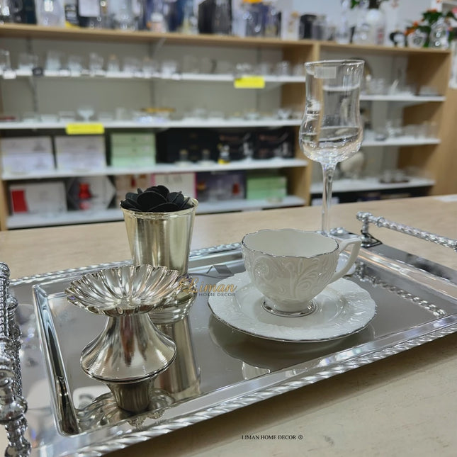 Liman Home Decor - Liman Online DECORATIE ZILVER 6 DELIG