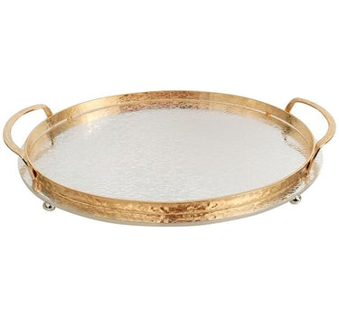 Liman Home Decor - Liman Online DIENBLAD 36X23 CM GOUD-ZILVER
