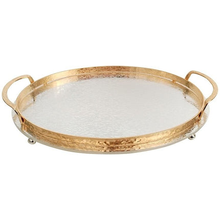 Liman Home Decor - Liman Online DIENBLAD 36X23 CM GOUD-ZILVER