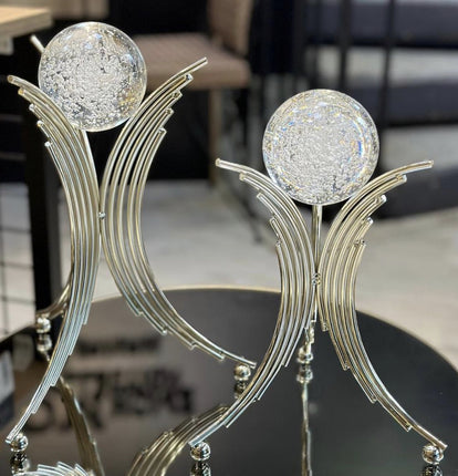 Liman Home Decor - Liman Online Dongbin Cyrstal Bal Decoratie Zilver