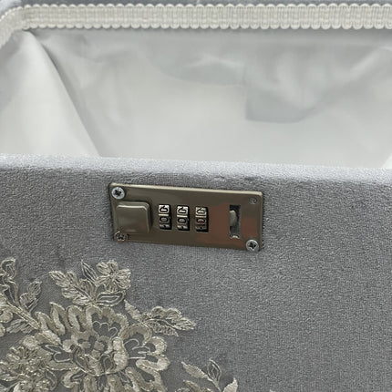 Liman Home Decor - Liman Online GELDKIST GRIJS MET CIJFERSLOT