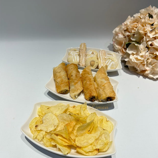 Liman Home Decor - Liman Online HAYAT SERVEER SCHAALSET 3 DELIG ( RECHTHOEK)