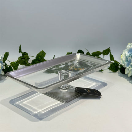 Liman Home Decor - Liman Online Istanbul Patisserie Met Voet Zilver