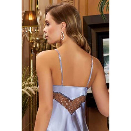 Liman Home Decor - Liman Online Jeremi Satijn Lingerieset 2 Delig Grijs